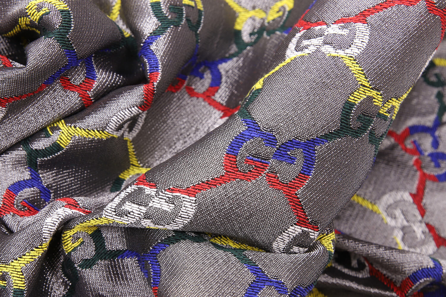 Жаккард Gucci, цвет Серебро, фото 2