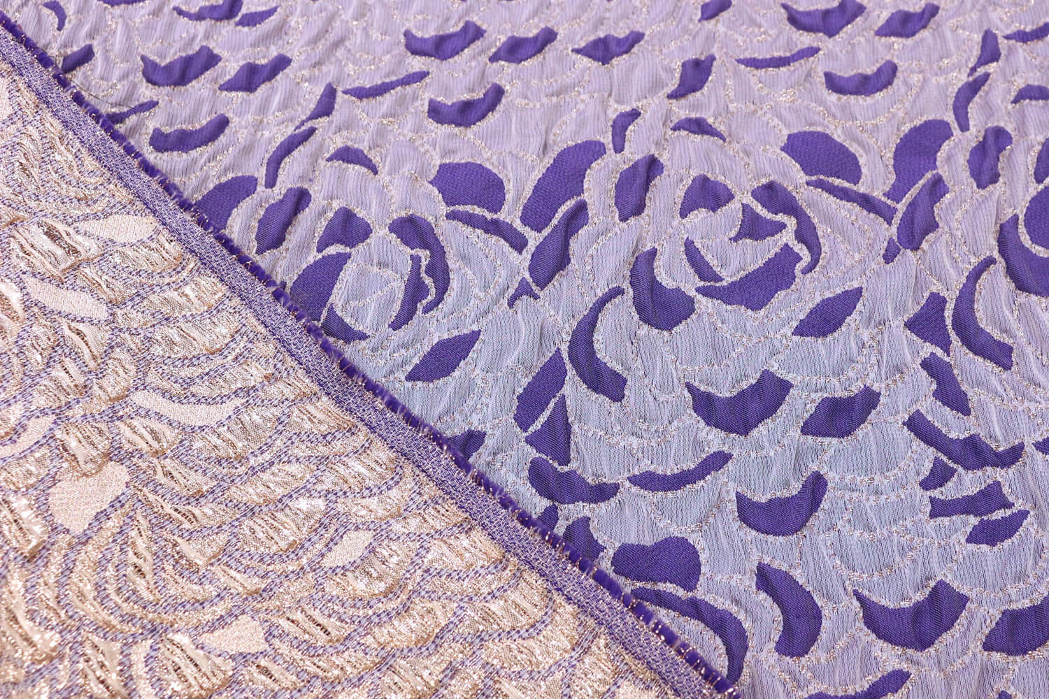 Жаккардовая ткань Malhia Kent, цвет Фиолетовый, фото 1