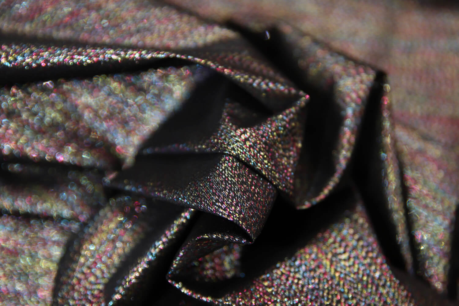 Жаккардовая ткань слюрексом Armani, цвет Черный, фото 1