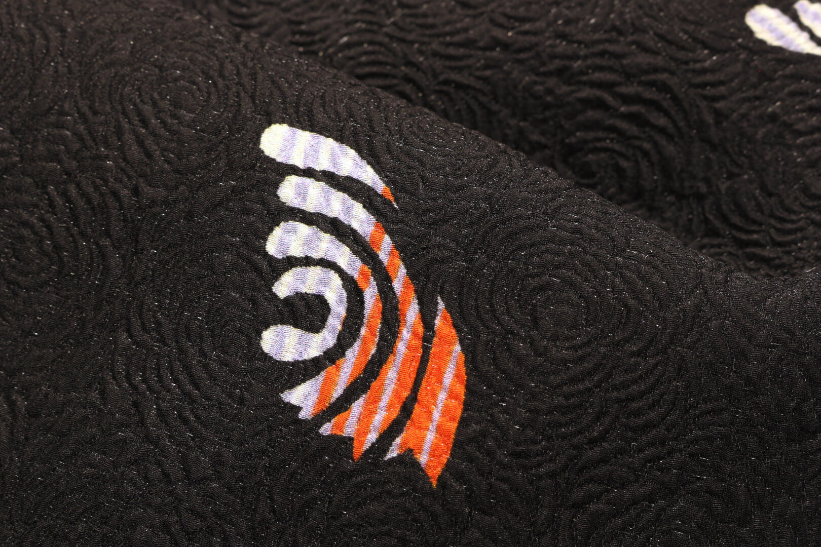 Жаккардовый шелк Armani , цвет Черный, фото 1