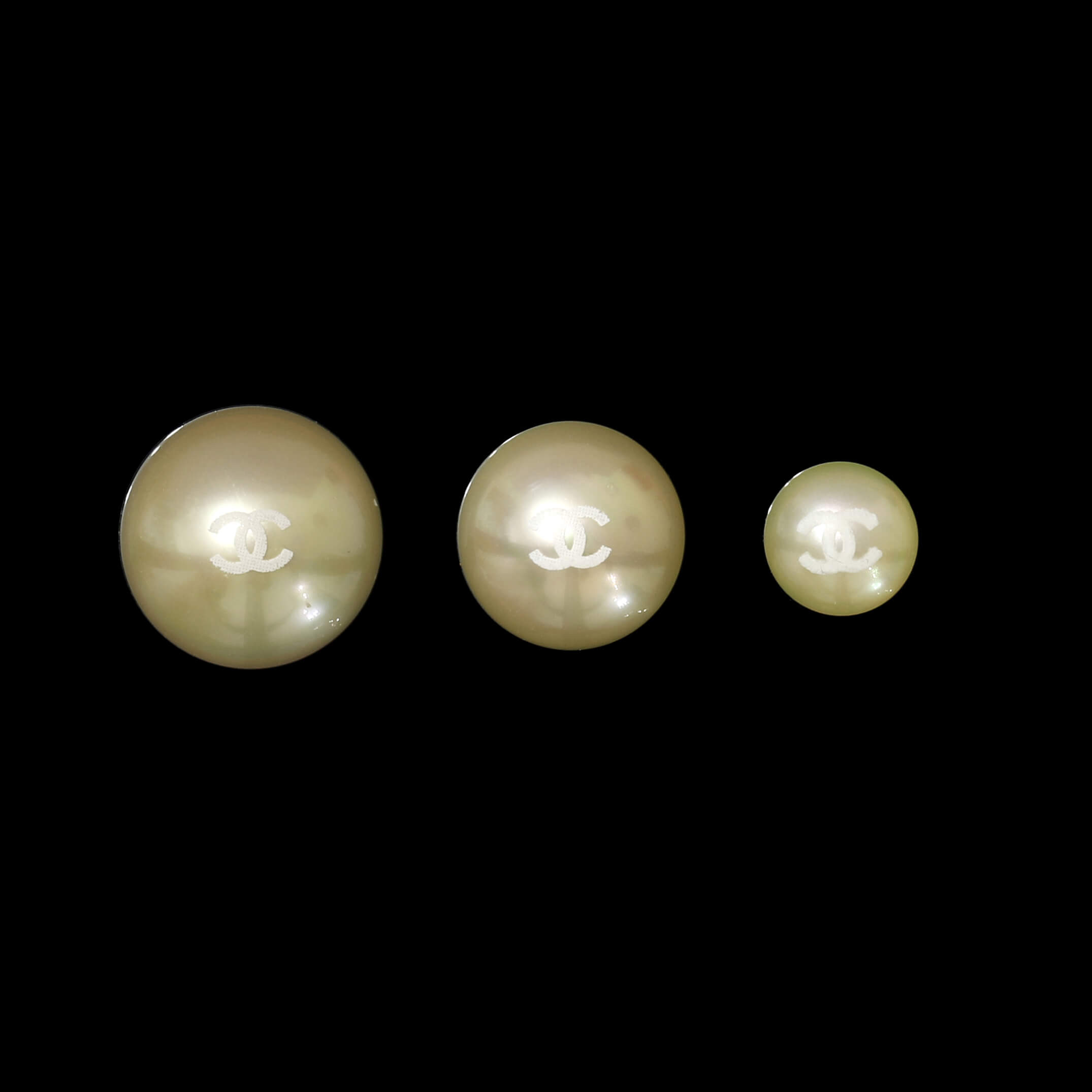 Жемчужные пуговицы Chanel Ø0,8 см, цвет Слоновая кость, фото 2