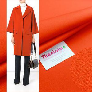 Пальтовая/костюмная шерстяная ткань, цвет Красный