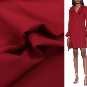Биэластичная шерстяная ткань Valentino, цвет Красный