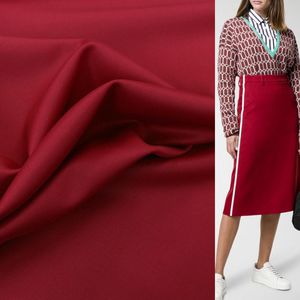 Двусторонняя шерстяная ткань Prada , цвет Красный
