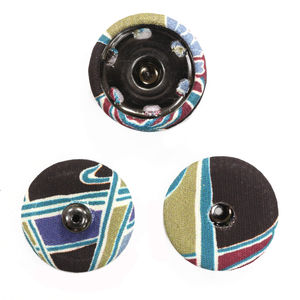 Кнопки обтянутые тканью Balenciaga Ø2,3 см, цвет Мультицвет