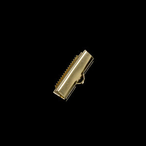 Концевик для лент/тесьмы 2 см, цвет Золото