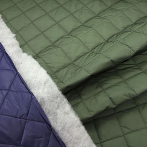 Курточная ткань на утеплителе Moncler, цвет Зеленый