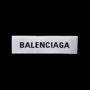 Лейбл Balenciaga 5х1,5 см, цвет Белый