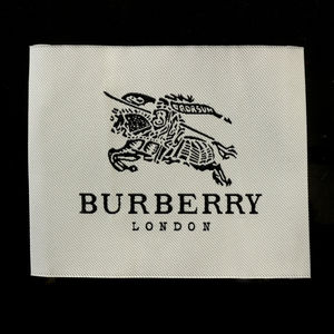 Лейбл Burberry 8х6 см, цвет Серый