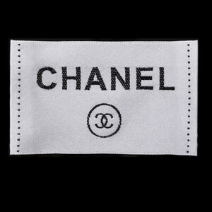 Лейбл Chanel 6.5х4 см, цвет Белый