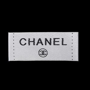Лейбл Chanel 6х2,5 см, цвет Белый