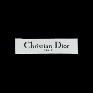 Лейбл Dior 6х1,5 см, цвет Слоновая кость
