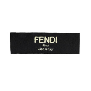 Лейбл Fendi 6х1,8 см, цвет Черный