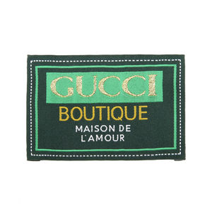 Лейбл Gucci 7,5х5,5 см, цвет Зеленый