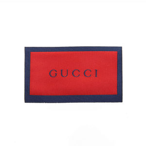 Лейбл Gucci 7х4 см, цвет Красный