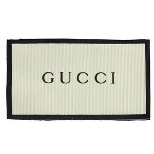 Лейбл Gucci 9х5 см, цвет Слоновая кость