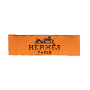 Лейбл Hermes 6х1,5 см, цвет Оранжевый