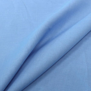 Льняная ткань, цвет Голубой