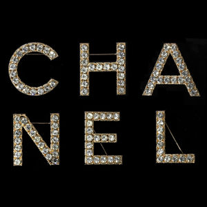 Набор брошей Chanel 23,5 см, цвет Золото