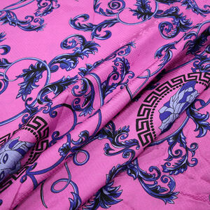Шёлк жаккардовый Versace, цвет Розовый