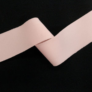 Шелковая косая бейка Balenciaga 2,7 см, цвет Розовый