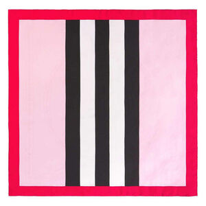Шелковый платок Burberry 90х90 см, цвет Розовый