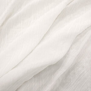 Шелковый жоржет гофре Брун-ло Кучин-ли, цвет Белый