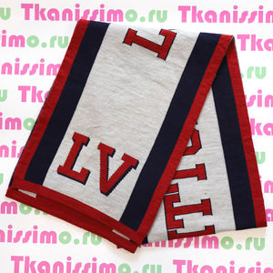 Шерстяной шарф 175х30 см Louis Vuitton , цвет Красный