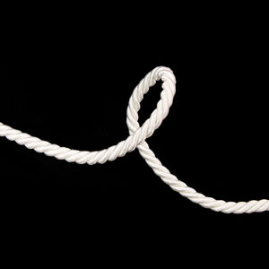 Витой шнур 0,6 см, цвет Белый