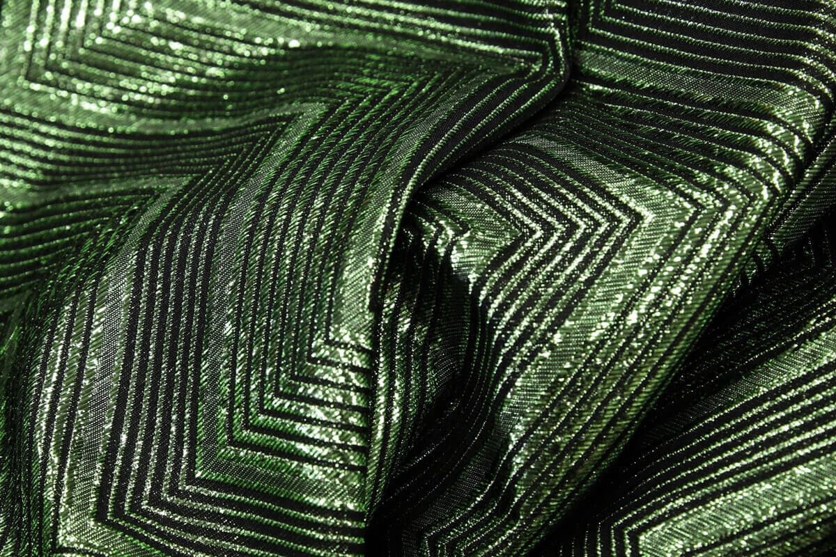Шелковый жаккард Gucci, цвет Зеленый, фото 2