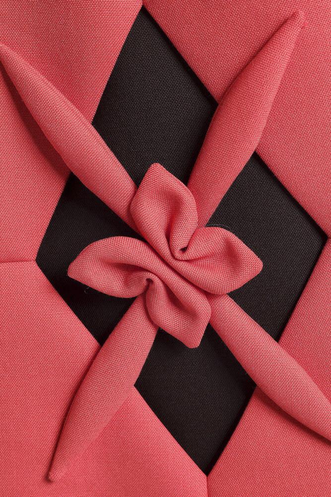 Биэластичная шерстяная ткань Delpozo, цвет Розовый, фото 3